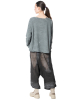 RUNDHOLZ DIP, baggy linen pants with panel seams 1262010125 - NOBANANAS - Image 4