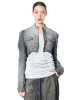 RUNDHOLZ DIP, cropped viscose-linen jacket 1262111102 - NOBANANAS - Image 11