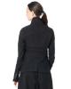 RUNDHOLZ DIP, fitted lace jacket in black gloss 1262241124 - NOBANANAS - Image 2
