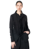 RUNDHOLZ DIP, fitted lace jacket in black gloss 1262241124 - NOBANANAS - Image 3