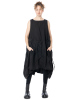 RUNDHOLZ DIP, Oversize Cotton Dress with Gathering 1262530917 - NOBANANAS - Image 3