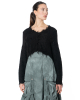 RUNDHOLZ DIP, finely knitted jacket with fringe edges 1262657107 - NOBANANAS - Image 2