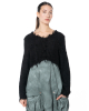 RUNDHOLZ DIP, finely knitted jacket with fringe edges 1262657107 - NOBANANAS - Image 3