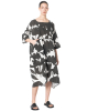 RUNDHOLZ BLACK LABEL, linen dress with graphic print 1263550905 - NOBANANAS - Image 2