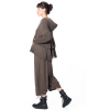 PLUSLAVIE PLÜ, detailed cardigan with hood NO CARDIGAN Chocolate - NOBANANAS - Image 5