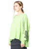 PLUSLAVIE PLÜ, sweatshirt WIDESHORTSWEAT pistachioprint image 6