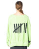 PLUSLAVIE PLÜ, sweatshirt WIDESHORTSWEAT pistachioprint image 4