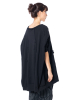 PLUSLAVIE PLÜ, casual tunic NEW WIDELONGSWEAT Black - NOBANANAS - Image 3