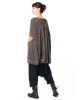 PLUSLAVIE PLÜ, wide tunic NEW WIDELONGSWEAT Chocolate - NOBANANAS - Image 4