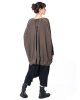 PLUSLAVIE PLÜ, wide tunic NEW WIDELONGSWEAT Chocolate - NOBANANAS - Image 5