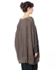 PLUSLAVIE PLÜ, wide tunic NEW WIDELONGSWEAT Chocolate - NOBANANAS - Image 6
