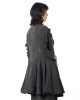 RUNDHOLZ, tailored denim coat with gathers 2251031206 - NOBANANAS - Image 2