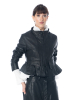 RUNDHOLZ, soft leather jacket with peplum 2251481105 - NOBANANAS - Image 6