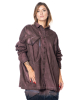 RUNDHOLZ DIP, Bluse aus gefärbter Baumwolle 2252030404 - NOBANANAS - Bild 6