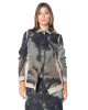 RUNDHOLZ DIP, taillierte Jacke mit Postkarten-Print 2252111112 - NOBANANAS - Bild 3