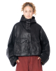 RUNDHOLZ DIP, Lederjacke aus Lammleder mit Kapuze 2252481104 - NOBANANAS - Bild 14