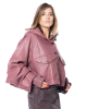RUNDHOLZ DIP, Lederjacke aus Lammleder mit Kapuze 2252481104 - NOBANANAS - Bild 6