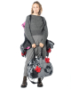 RUNDHOLZ  BLACK  LABEL, Tasche mit Blumen-Details und Print 2253212507 - NOBANANAS - Bild 6