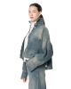 Andrea Ya'aqov, cropped denim jacket with oversized sleeves - NOBANANAS - Image 7