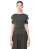Andrea Ya'aqov, top with cut-out sleeves - NOBANANAS - Image 1