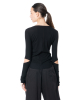 Andrea Ya'aqov, crewneck top in stretch-jersey - NOBANANAS - Image 6