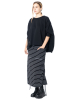 PLUSLAVIE PLÜ, langer Rock zum Raffen PEN SKIRT 3 - NOBANANAS - Bild 5