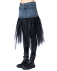 PLUSLAVIE PLÜ, Overskirt with Tulle Extension DENIMTÜTÜ - NOBANANAS - Image 12