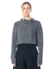 RUNDHOLZ  BLACK  LABEL, short cardigan with collar 2253617103 - Nobananas - Bild 3