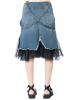 PLUSLAVIE PLÜ, denim skirt SKIRTANDTOP with tulle detail - NOBANANAS - Image 8