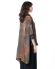 LA HAINE INSIDE US, asymmetrical satin shirt W5160 - NOBANANAS - Image 12