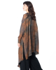 LA HAINE INSIDE US, asymmetrical satin shirt W5160 - NOBANANAS - Image 14