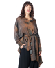 LA HAINE INSIDE US, asymmetrical satin shirt W5160 - NOBANANAS - Image 6