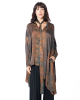 LA HAINE INSIDE US, asymmetrical satin shirt W5160 - NOBANANAS - Image 9