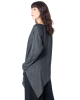LA HAINE INSIDE US, asymmetrical shirt W5193 - NOBANANAS - Image 2