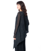 LA HAINE INSIDE US, asymmetrical sweater with tulle W5194 - NOBANANAS - Image 4