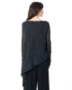 LA HAINE INSIDE US, asymmetrical sweater with tulle W5194 - NOBANANAS - Image 6