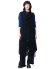 LA HAINE INSIDE US, asymmetrical vest with perforations W5200 - NOBANANAS - Image 9