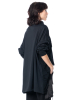 LA HAINE INSIDE US, asymmetrical cardigan with stand-up collar W5202 - NOBANANAS - Image 2