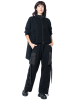 LA HAINE INSIDE US, asymmetrical cardigan with stand-up collar W5202 - NOBANANAS - Image 4