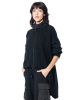 LA HAINE INSIDE US, asymmetrical cardigan with stand-up collar W5202 - NOBANANAS - Image 7
