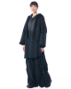 LA HAINE INSIDE US, asymmetrical fleece dress W5224 - NOBANANAS - Image 1