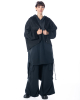 LA HAINE INSIDE US, asymmetrical fleece dress W5224 - NOBANANAS - Image 15