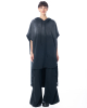 LA HAINE INSIDE US, asymmetrical fleece dress W5224 - NOBANANAS - Image 8
