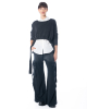 LA HAINE INSIDE US, asymmetrical sweater W5228 - NOBANANAS - Image 2