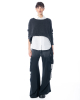 LA HAINE INSIDE US, asymmetrical sweater W5228 - NOBANANAS - Image 8
