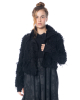 KEDZIOREK, Jacket with Fringe Structure and Tulle 5308 - NOBANANAS - Image 2