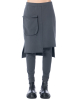 KEDZIOREK, cool pants with overskirt 5338 - NOBANANAS - Image 6