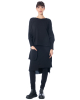 KEDZIOREK, top with longer back and striking cuffs 5342 - NOBANANAS - Image 3