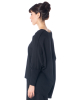 KEDZIOREK, top with longer back and striking cuffs 5342 - NOBANANAS - Image 5