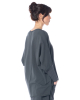 KEDZIOREK, top with longer back and striking cuffs 5342 - NOBANANAS - Image 8